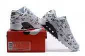 nike man air max 90 ultra lux casual shoes sign white